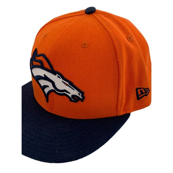 New Era Denver Broncos 59Fifty Fitted Hat Size 7 3/8 Orange NFL 7893 New 7893 - Picture 10 of 10
